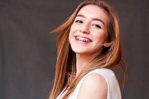 smiling teen girl
